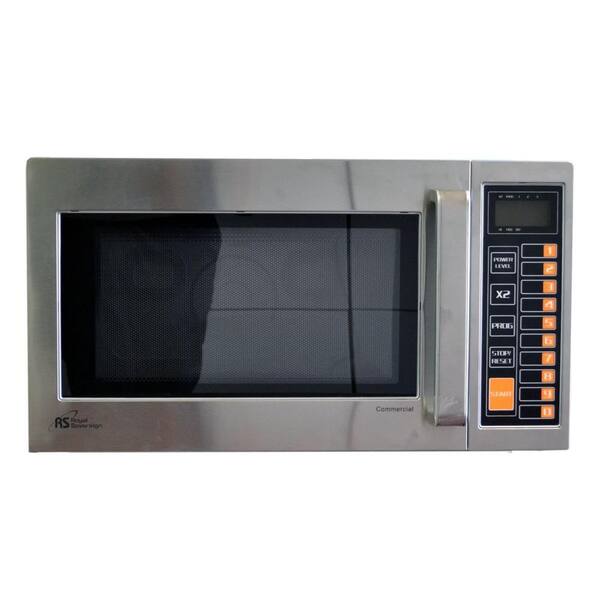 ROYAL SOVEREIGN 0.9 cu. ft. 1000-Watt Countertop Commercial Microwave in Stainless Steel