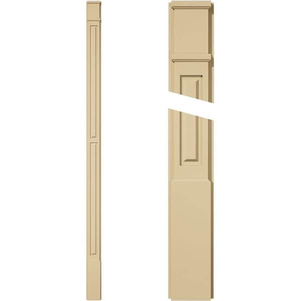 2 in. D x 6 in. W x 120 in. L Primed Polyurethane Pilaster 1- Pack