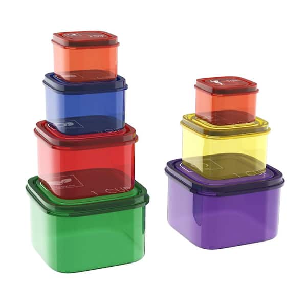 Reusable Portion Control Containers, Blue