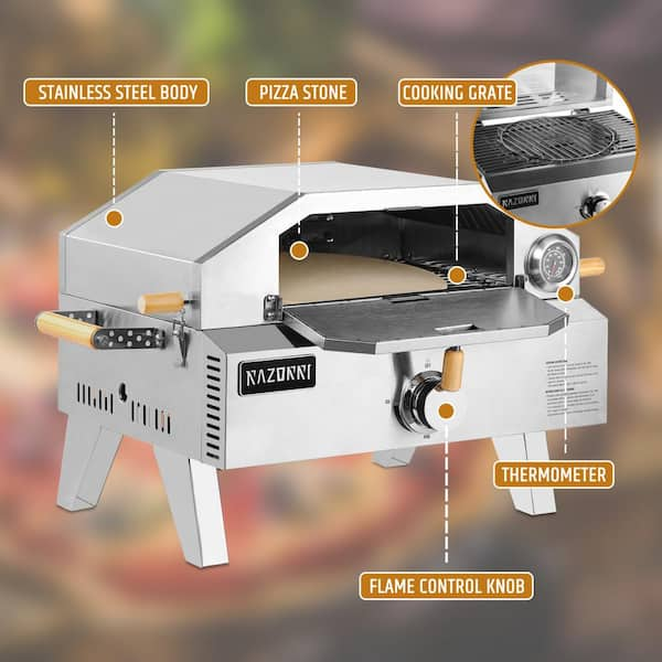 razorri comodo propane outdoor pizza oven