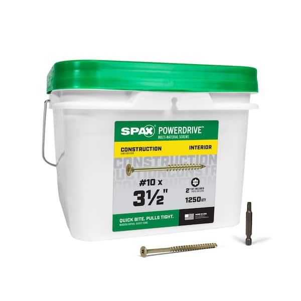 #8 x 2-1/2 in. Black Powertrim Exterior and Interior T10 T-Star Plus Trim Head Powertrim (425-Piece)