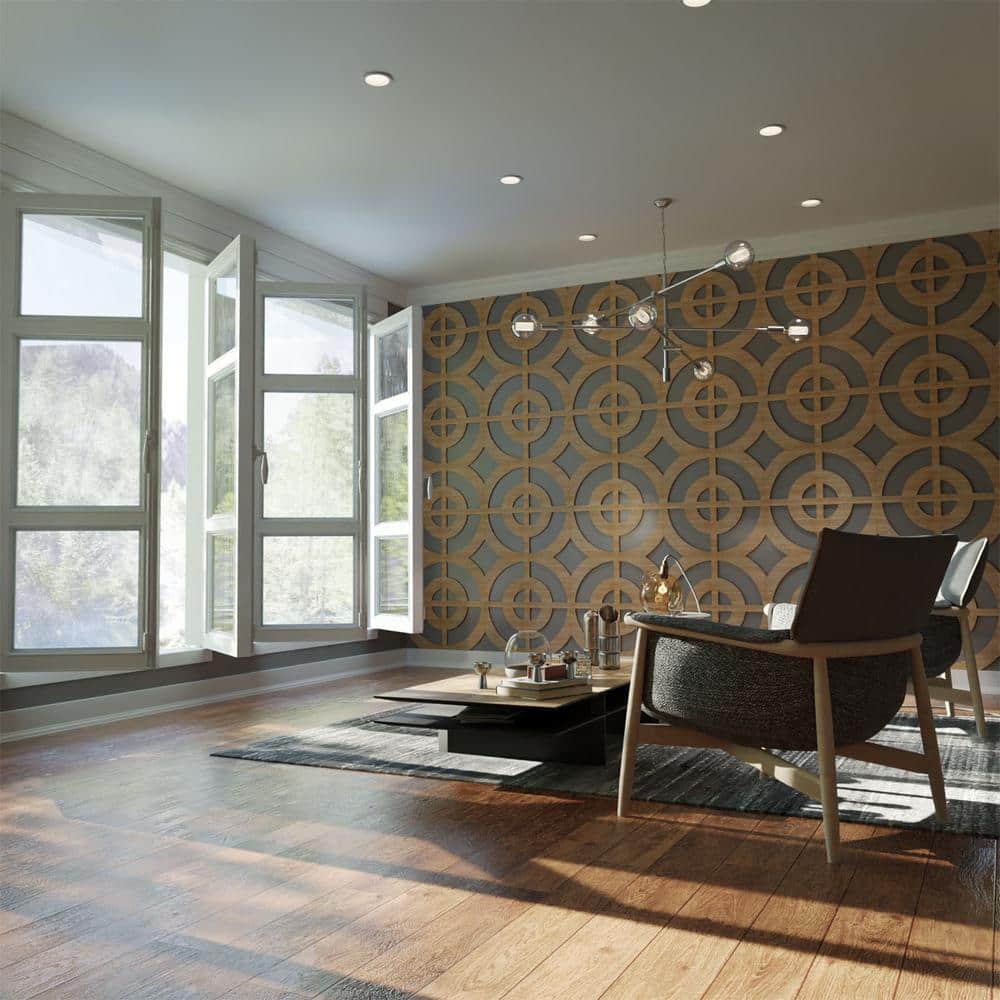 "23-3/8"" x 23-3/8"" x 1/4"" Large Sullivan Decorative Fretwork Wood Wall Panels, Alder (50-Pack)" price history on PriceWatchPro