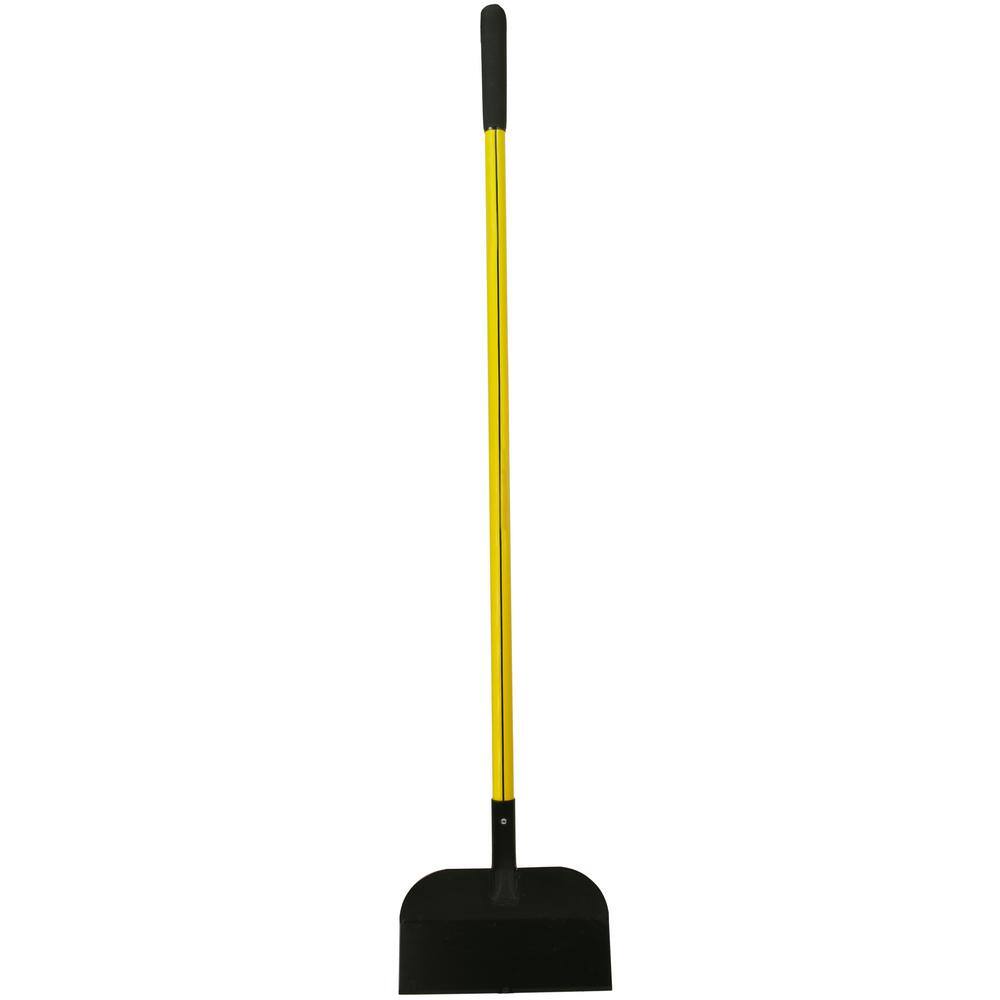 Nupla 54 in. Fiberglass Handle Multi-Purpose Steel Scraper Shovel with ...