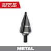 7/8 in. - 1-1/8 in. #9 Black Oxide Step Drill Bit (2-Steps)