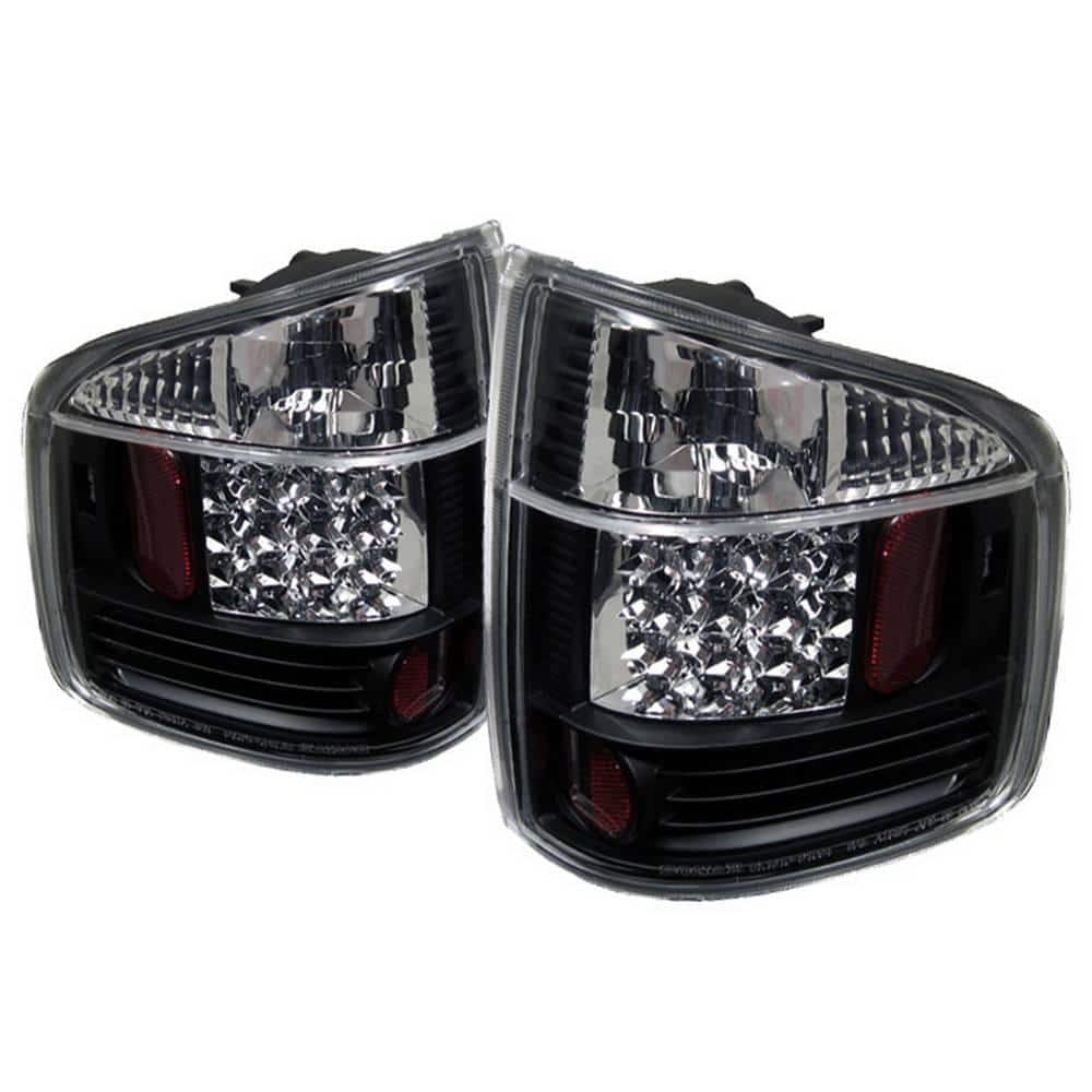 Spyder Auto Chevy S10 94-04 / GMC Sonoma 94-04 / Isuzu Hombre 96-00 LED  Tail Lights - Black 5001917 - The Home Depot