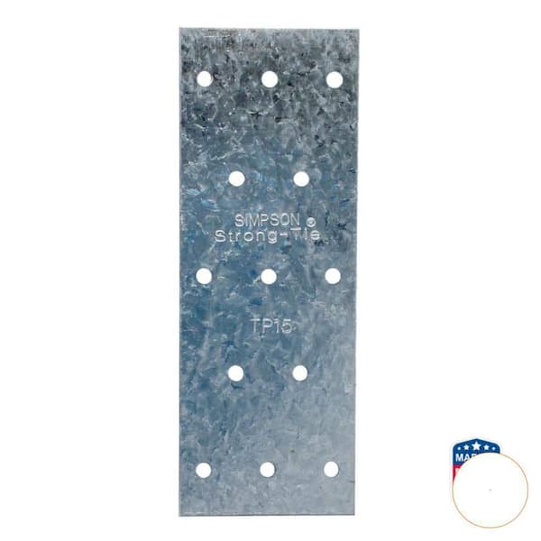 TP 1-13/16 in. x 5 in. 20-Gauge Galvanized Tie Plate (4-Count)