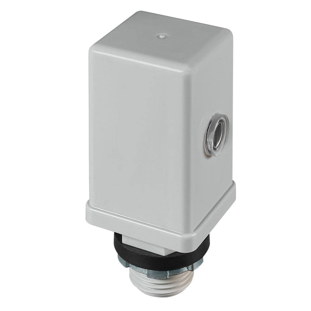 Gray Polycarbonate Fixed Mount Photocontrol for LED Lighting