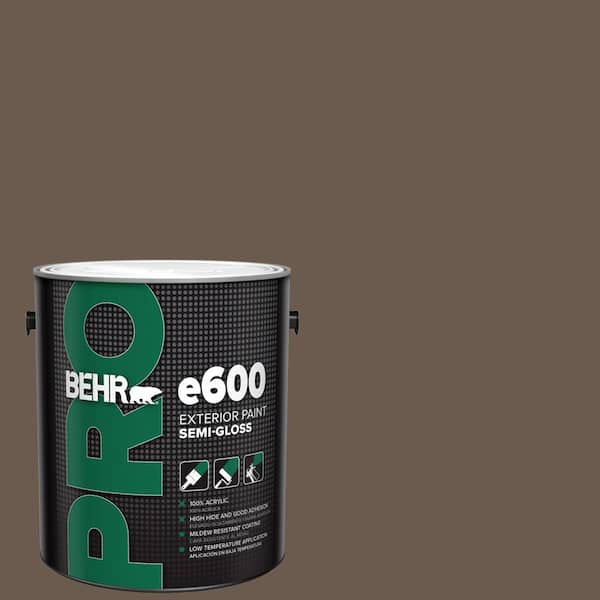 1 gal. #PPU5-02 Aging Barrel Semi-Gloss Acrylic Exterior Paint
