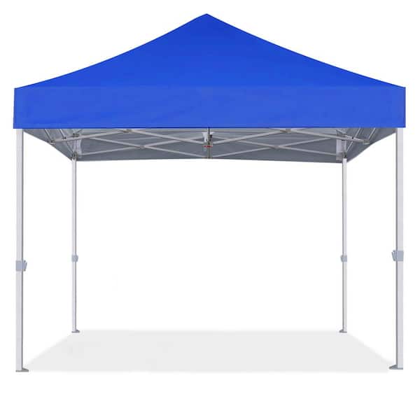Terracemaster Commercial 10 ft. x 10 ft. Purple Pop Up Canopy Tent with Roller Bag