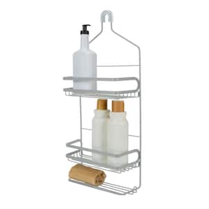 Cottage Collection Deluxe Shower Caddy in Grey
