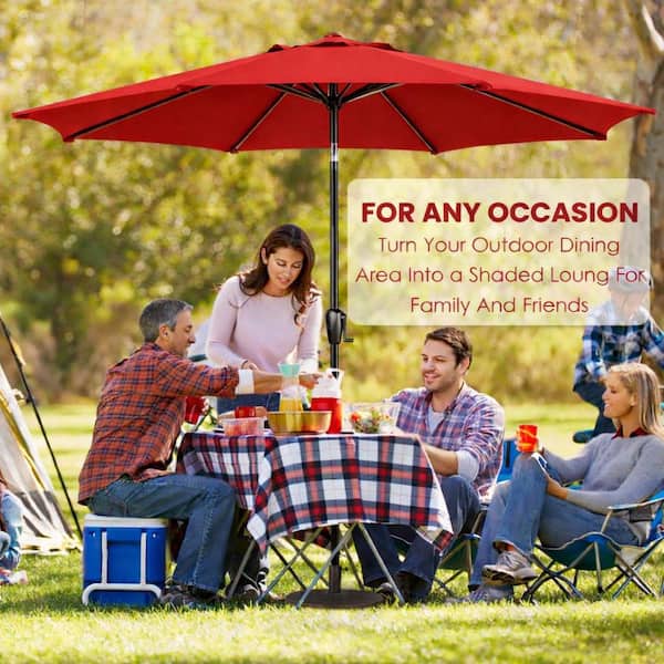 9 ft sunbrella patio umbrella 9 Ft Umbrella, Teak , Autotilt , Crank Lift, Sunbrella Canopy
