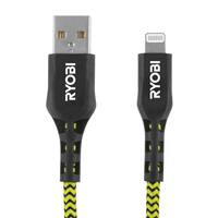 RYOBI 4 ft. Nylon Cable USB-A to Lightning AC0I4USBAL