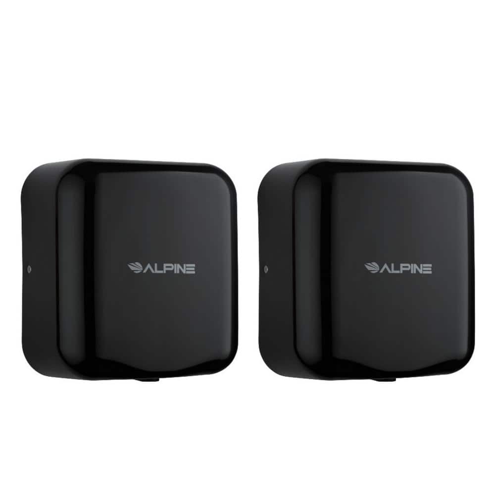 Hemlock Commercial Black Automatic High-Speed Electric Hand Dryer (2-Pack)
