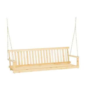 5 ft. Hardwood Porch Swing with Chains