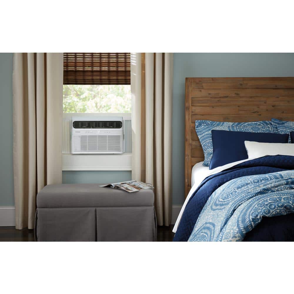 White 12,000 BTU Window Air Conditioner with Remote