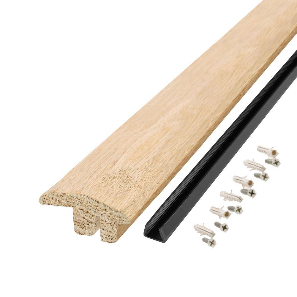 72 in. Tile to Laminate Hardwood Transition with Snap Track 48905 The