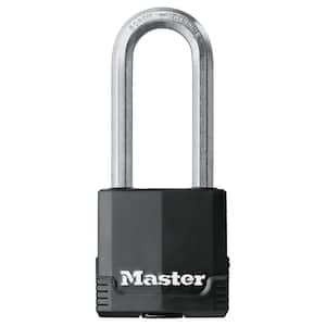Master Lock Heavy Duty Outdoor Padlock with Key, 2-1/8 in. Wide, 2-1/2 in.  Shackle M515XKADLJ - The Home Depot