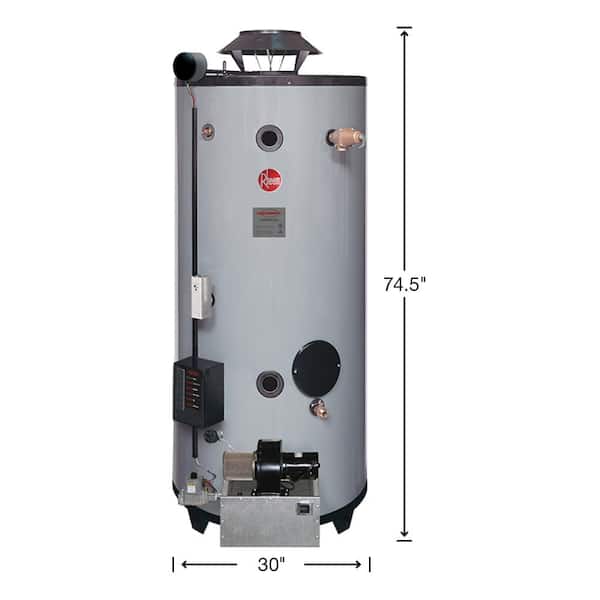 Rheem G100-400 Water Heater - 100 Gallon Commercial GAS 400,000 BTU - GAS
