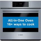 Benchmark Series 30 in. Built-In Single Electric Convection Wall Oven with Fast Preheat, Self-Clean in Stainless Steel