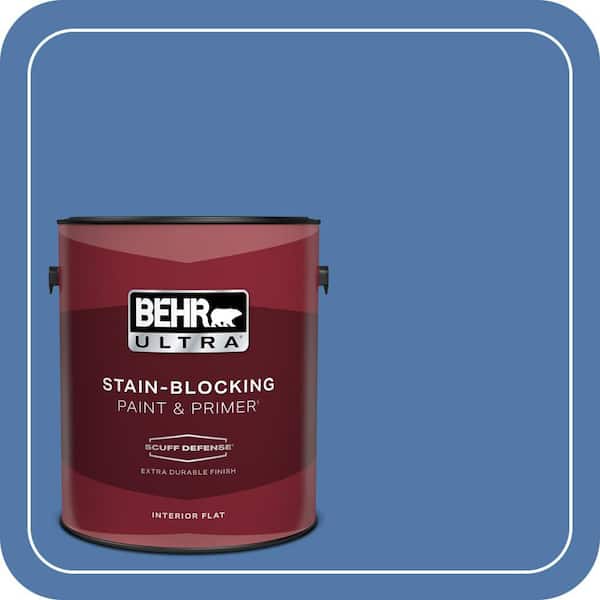 BEHR ULTRA 1 gal. Home Decorators Collection #HDC-FL13-6 Baltic Blue Extra Durable Flat Interior Paint & Primer