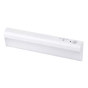 9 in. LED 1-Bar Battery Under Cabinet Lighting Kit in Warm White