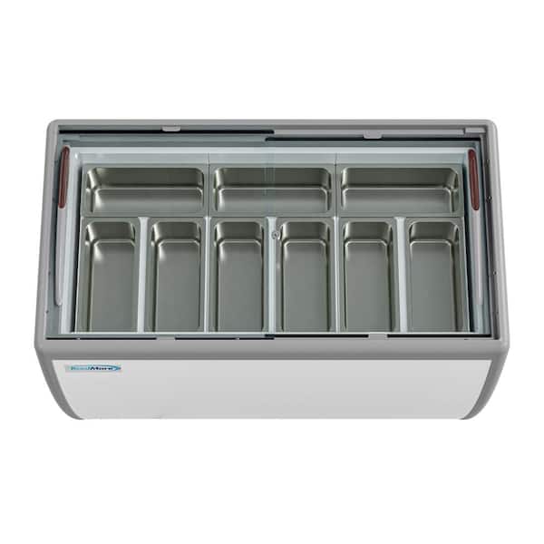KoolMore 9-cu ft Manual Commercial Freezer (White)