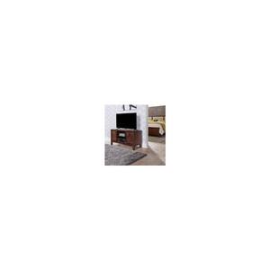 Bungalow 44 in. Brown Wood TV Stand Fits TVs Up to 50 in. with Storage Doors