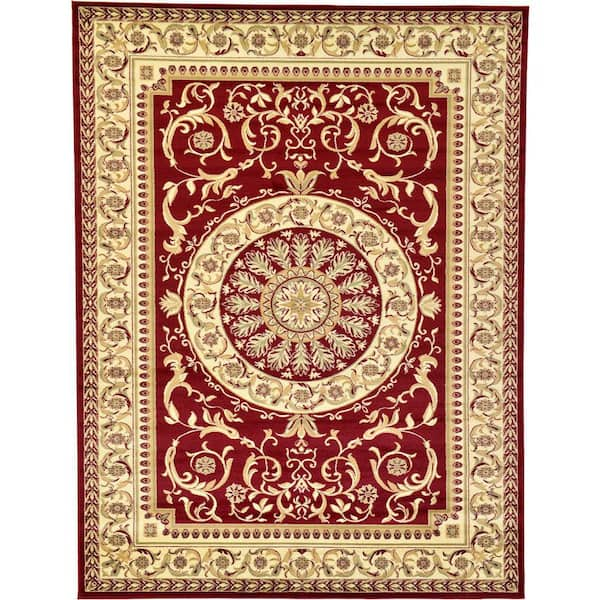 Versailles Napoleon Red 9' 0 x 12' 0 Area Rug