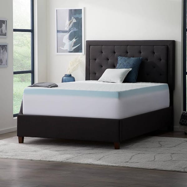 Lucid Comfort Collection Polyester California King Fitted Topper and Mattress Cover