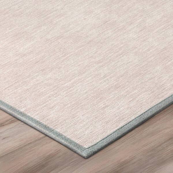Chantille Machine Washable Indoor/Outdoor Abstract ACN3053 Pink 8 ft. x 8 ft. Round Rug