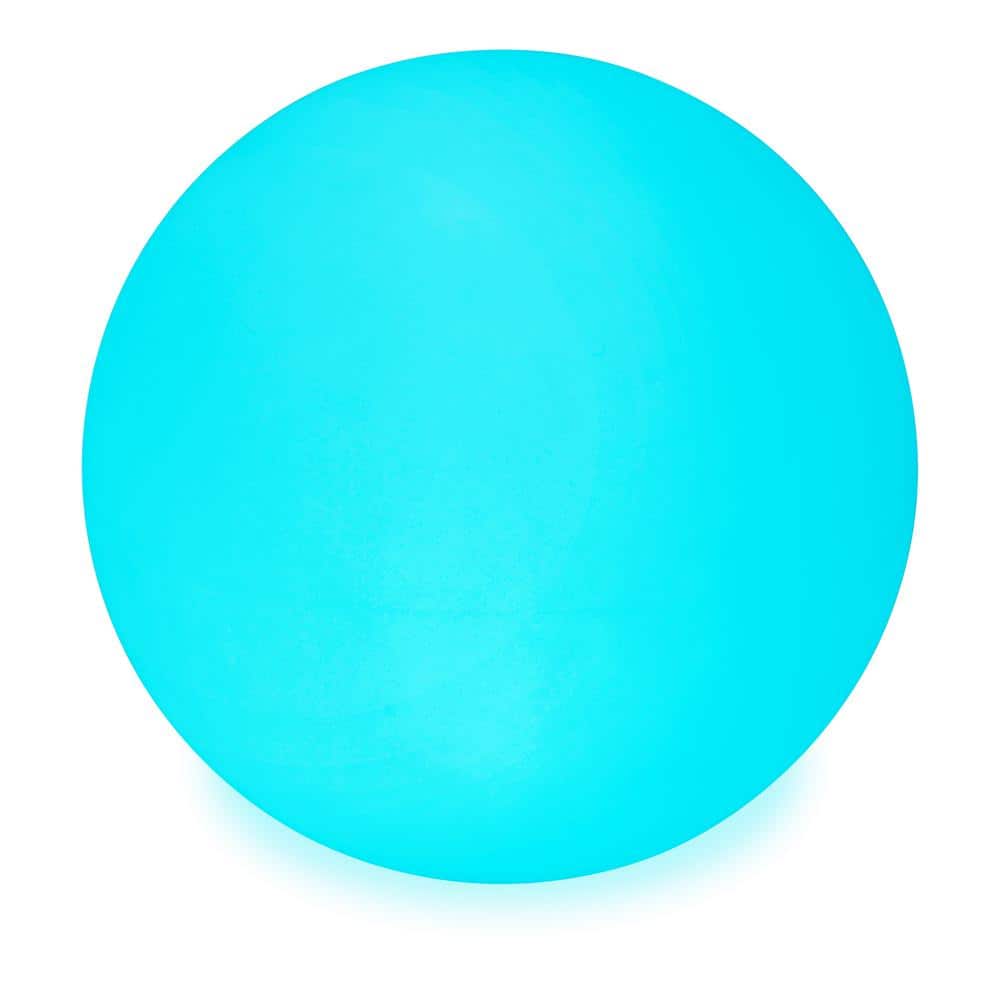 12'' White Sphere LED Color Changing Lamp with Remote