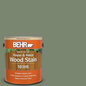 1 gal. #SC-126 Woodland Green Solid Color House and Fence Exterior Wood Stain