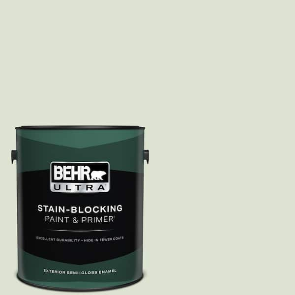 BEHR ULTRA 1 gal. #430E-2 Mystical Sea Semi-Gloss Enamel Exterior Paint & Primer