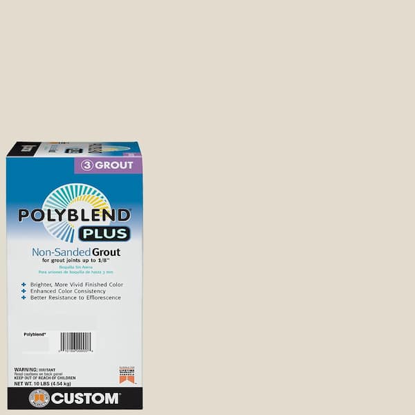 Custom Building Products Polyblend Plus #11 Snow White 10 lb. Unsanded Grout