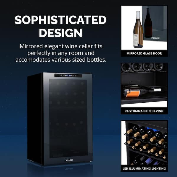 Newair 33 deals bottle wine cooler