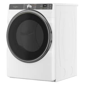 7.4 cu. ft. vented Front Load Electric Dryer in White with Steam Capabilities