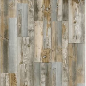 Gray Cottage Pine 20 MIL x 7.1 in. W x 48 in. L Click Lock Waterproof Luxury Vinyl Plank Flooring (23.6 sqft/case)