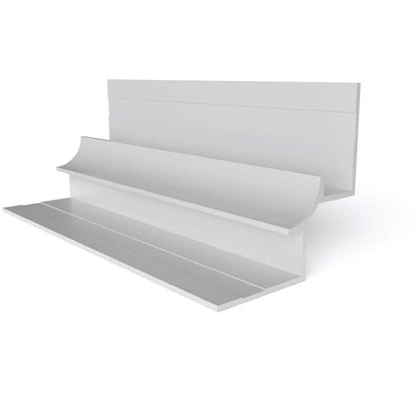 Hardie Architectural 3.375 in. x 2.00 in. x 0.16 ft. Aluminum Base Inside Corner Trim