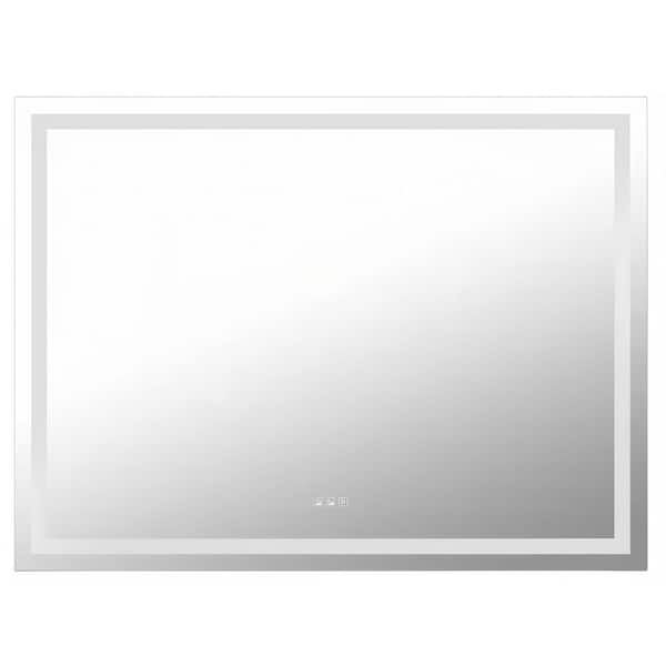 M3037 Blanca 40 in. W x 32 in. H Rectangular Frameless Anti-Fog LED Wall Bathroom Vanity Mirror