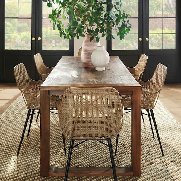 Zayn XXXS 12.4 in. Dia Bamboo Indoor/Outdoor Round Planter