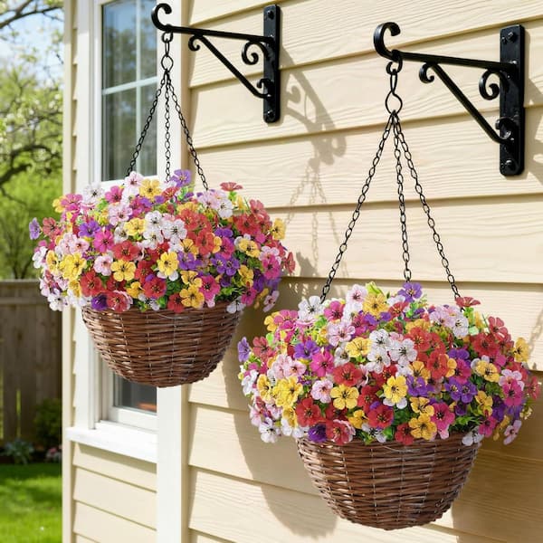 13.8 in. Indoor/Outdoor Six Types Multi-Colored Artificial Daisy