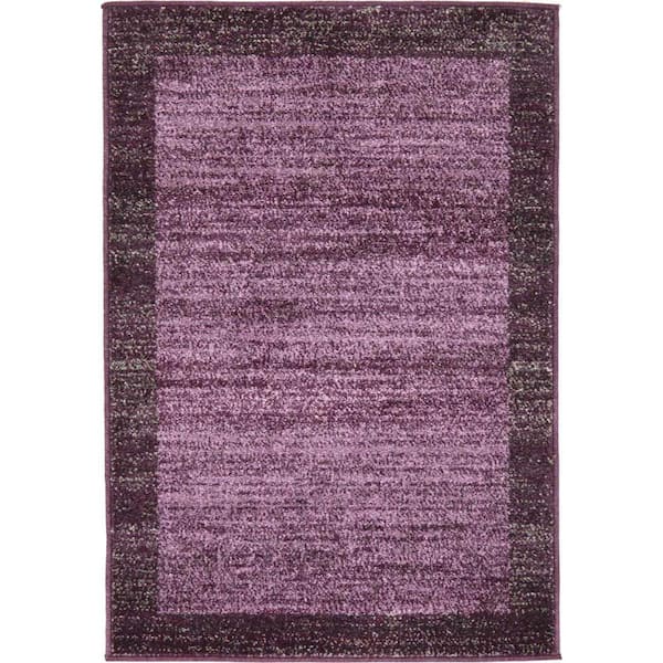 Unique Loom Del Mar Abigail Violet 2' 2 x 3' 0 Area Rug