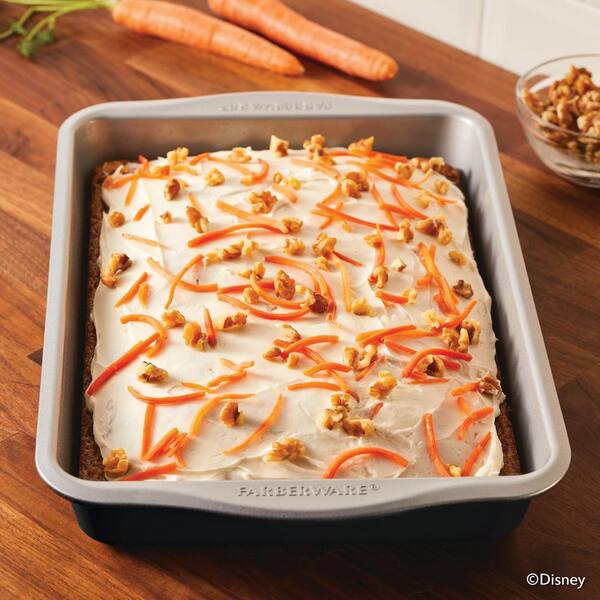 Bake with Mickey 9 in. by 13 in. Steel Nonstick Cake Pan 49036