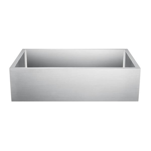 Barclay Products Bailey Farmhouse Apron Front Stainless Steel 33 in. Single Bowl Kitchen Sink