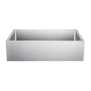 Bailey Farmhouse Apron Front Stainless Steel 36 in. Single Bowl Kitchen Sink