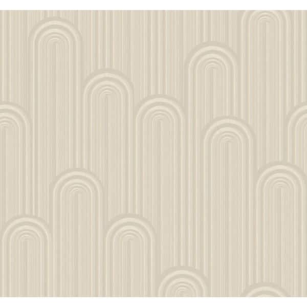 York Wallcoverings White Metallic Speakeasy Paper Unpasted Wallpaper (27 in. x 27 ft.)