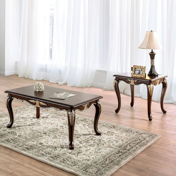 Furniture of America Gantry 48 in. Dark Cherry Rectangle Wood