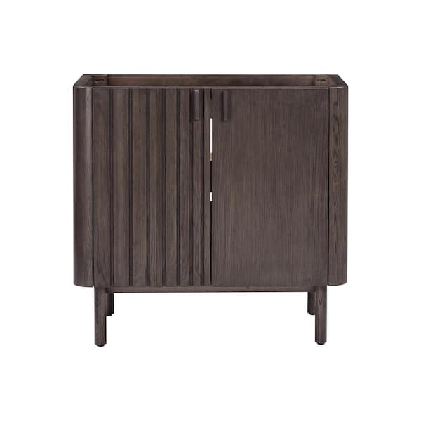 Avanity Blakely 36 in. W x 21 in. D x 34 in. H Bath Vanity Cabinet without Top in Brown Oak Finish