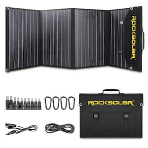 100-Watt Solar Power Panel Kit for ROCKSOLAR Portable Power Station