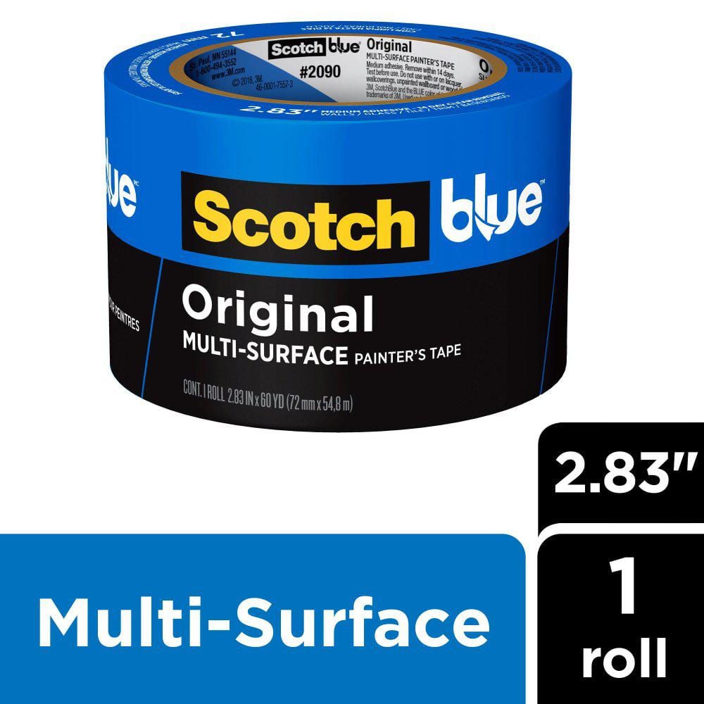 Blue Painter's Masking Tape, 2 x 60 yds., 5.2 Mil Thick for $5.65 Online